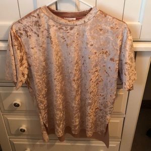 Velour Metallic Shirt